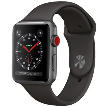 Image of Watch Series 3 Stainless GPS + Cellular 42mm with Charger & Strap