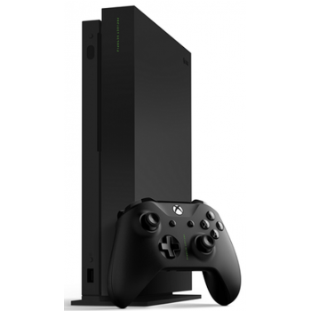 Image of Xbox One X with Controller and Accessories